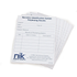 NIK 1004938 P-10 Polytesting Report Pads