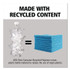 RUBBERMAID COMMERCIAL PROD. 1820579 Microfiber Cleaning Cloths, 12 x 12, Blue, 24/Pack