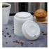 DART SOLO® 16EL Cappuccino Dome Sipper Lids, Fits 12 oz to 24 oz Hot Cups, Plastic, White, 1,000/Carton