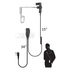 Code Red Headsets Sherlock-K Sherlock Single Wire Acoustic Tube Earpiece