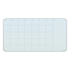 UBRANDS, LLC 2341U00-01 U Brands Frameless Magnetic Cubicle/Wall Glass Dry-Erase Monthly Calendar Board, 23in X 12in, Frosted White