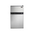 DANBY PRODUCTS LIMITED DCR031B1BSLDD Danby Designer Dual Door Compact Fridge with Freezer - 3.10 ft³ - Reversible - 2.23 ft³ Net Refrigerator Capacity - 0.87 ft³ Net Freezer Capacity - 319 kWh per Year - Stainless - Smooth