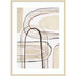 UNIEK INC. Amanti Art A42705537327  Arounds II by Nikki Galapon Wood Framed Wall Art Print, 41inH x 30inW, Natural