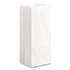 ROSS & WALLACE PAPER PRODUCTS, INC. GW4-500 Grocery Paper Bags, 4# Size, 30# Basis Weight, 5" x 3.13" x 9.88", White, 500/Bundle