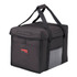 Carry food to guests in their cars or in their homes with ease using Cambro Delivery GoBags. Dense insulation keeps cold foods cold and hot foods hot until it reaches the customer.  Made from breathable nylon for moisture control.  Packed with dense insulation for hot or cold foods.  PVC vinyl lining is machine washable and stain-resistant.  Sewn-in nylon straps offer an easy carry.  Clear ticket pouch lets you know the contents.  Includes 4 bags.