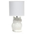 ALL THE RAGES INC Simple Designs LT1136-OFF  Owl Table Lamp, 12-13/16inH, Off White/Off White