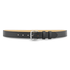 Dutyman 1411-38-9011 1-1/4"" Plain Leather Garrison Belt with Nickel Buckle