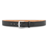 Dutyman 1521-38-9021 1-1/2"" Basketweave Black Leather Garrison Belt with Nickel Buckle