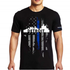 Thin Blue Line DETROIT-LRG-TBL-SHIRT-BLK-2XL T-Shirt - Detroit Large, Thin Blue Line