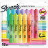 NEWELL BRANDS INC. 25145 Sharpie Accent Tank-Style Highlighters, Chisel Tip,  Assorted Colors, Pack Of 12