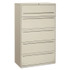 HON COMPANY 795LQ Brigade 700 Series Lateral File, 4 Legal/Letter-Size File Drawers, 1 File Shelf, 1 Post Shelf, Light Gray, 42" x 18" x 64.25"
