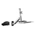 TRANSFORM PARTNERS LLC Mount-It! MI-7905  MI-7905 36inW Standing Computer Desk With Articulating Monitor Mount, Keyboard Tray Arm And CPU Holder, Silver
