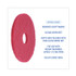 BOARDWALK 4016RED Buffing Floor Pads, 16" Diameter, Red, 5/Carton