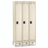 SAFCO PRODUCTS 5525TN Single-Tier, Three-Column Locker, 36w x 18d x 78h, Two-Tone Tan