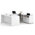 BESTAR INC. Bestar 120861-17  Pro-Linea 72inW U-Shaped Executive Computer Desk, White