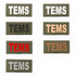 Eleven 10 E10-7001-TEMS-RGR/REF 2x4 Med ID Patch