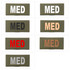 Eleven 10 E10-7001-MED-RGR/GLO 2x4 Med ID Patch