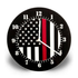 Thin Blue Line TRL-AM-CLOCK Thin Red Line American Clock