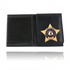 Boston Leather 575-S-4094 Book Style Badge Case, Flip Out Badge Flap