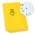 Rite in the Rain 351FX Field-Flex Stapled Notebook - 3 Pack Yellow
