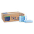 SCA TISSUE Tork® 192292 Small Pack Foodservice Cloth, 1-Ply, 11.75 x 14.75, Unscented, Blue/Blue Stripe, 50/Poly Pack, 4 Packs/Carton
