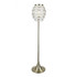 GRANDVIEW GALLERY LLC FL63-LENUXE-RBW AUK9 LumiSource Lenuxe Floor Lamp, 63-1/4inH, Clear K9/Gold Plated "16