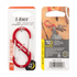 Nite-Ize SBA3-10-R6 S-Biner Aluminum Dual Carabiner