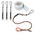 ERGODYNE CORPORATION 19651 Ergodyne Squids 3181 Tool Tethering Kit, 20lb Capacity, Orange/Gray