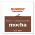 KEURIG DR PEPPER Dunkin'® 049000072389 Mocha Iced Coffee Drink, 13.7 oz Bottle, 12/Carton