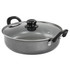 GIBSON OVERSEAS INC. Gibson 995116907M  Everyday Highberry Aluminum Non-Stick Pan, 12in, Gray