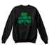 Thin Blue Line STPAT-TBL-CREW-BLACK-XL Thin Blue Line Crewneck, Shamrock