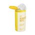PERK 56665CT Disinfecting Wipes, 7 x 8, Lemon, White, 75 Wipes/Canister, 6 Canisters/Carton