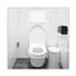 BOARDWALK KD100 Toilet Seat Cover Dispenser, 16 x 3 x 11.5, White, 2/Box