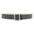 Dutyman 1631-58-9061 1-3/4"" Hi-Gloss Leather Garrison Belt with Solid Brass Center Bar Nickel Buckle