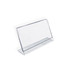 AZAR DISPLAYS 112727  Acrylic L-Shaped Sign Holders, 6in x 4in, Clear, Pack Of 10