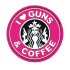 Voodoo Tactical 07-0915000000 I Love Guns & Coffee Patch