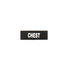 Eleven 10 E10-7003-CHEST-BLK/GLO 1x3 Med Name Tape Patch