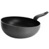 GIBSON OVERSEAS INC. 995118037M Tosca Siene Aluminum Non-Stick Wok, 11in, Gray Granite