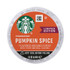 STARBUCKS COFFEE COMPANY 12412028CT Pumpkin Spice Coffee, K-Cups, 22/Box, 4 Boxes/Carton