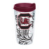TERVIS TUMBLER COMPANY Tervis 1289465  Genuine NCAA Tumbler With Lid, South Carolina Gamecocks, 16 Oz, Clear