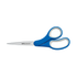 OFFICE DEPOT OM97613  Brand Soft Handle Stainless-Steel Scissors, 8in, Bent, Blue/Gray