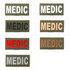 Eleven 10 E10-7001-MEDIC-RGR/BLK 2x4 Med ID Patch