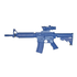Blue Training Guns By Rings FSM4CFTRCSACOGB Bluegun M4 Commando