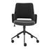 EURO STYLE, INC. Eurostyle 30492BLK  Desi Tilt Fabric Mid-Back Commercial Office Chair, Black