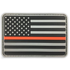 Thin Blue Line TRL-PVC-AM Morale Patch - Thin Red Line American