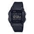 Casio W800H-1BV Classic Digital Watch w/ Blackout Dial, Dual Time & 5 Alarms