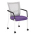 OFFICE STAR PRODUCTS Office Star 8840W-512  ProGrid Mid-Back Mesh Visitors Chair, Purple