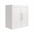 AMERIWOOD INDUSTRIES, INC. Ameriwood Home 2513341COM  Systembuild Evolution Camberly Framed 24inW Wall Cabinet, Ivory Oak