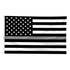 Thin Blue Line SILVER-AMERICAN-3X5 Thin Silver Line American Flag, 3 x 5 Ft