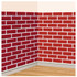 AMSCAN CO INC 672104 Amscan Christmas Deck The Walls Room Roll, 40ft x 4ft, Red